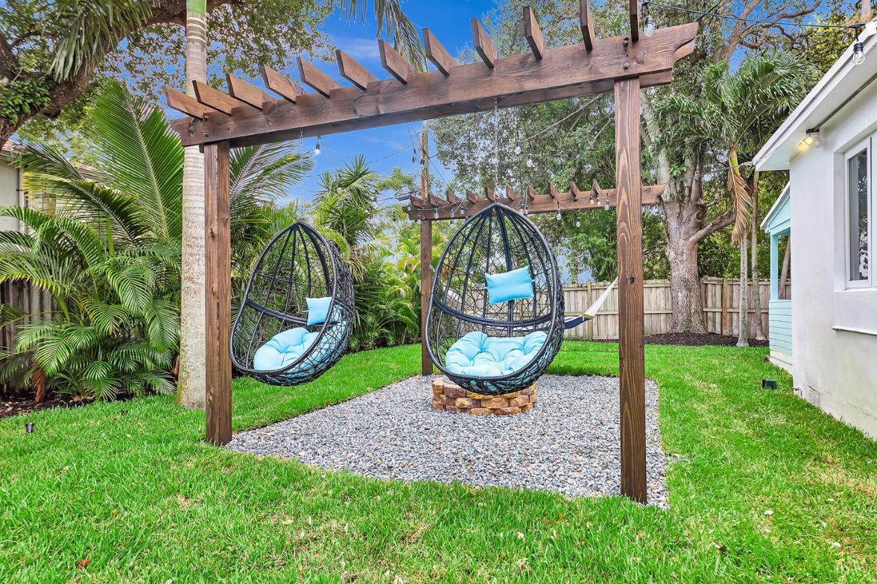 Welcome To Paradise! Secluded 4 Bed, 3 Bath, Pool Форт-Лодердейл Экстерьер фото